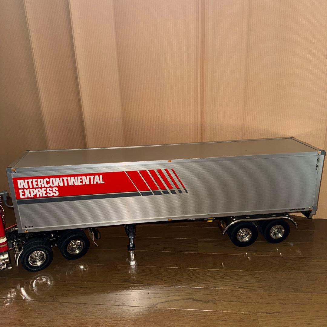 1/14トレーラートラック用パネルバンセミトレーラー