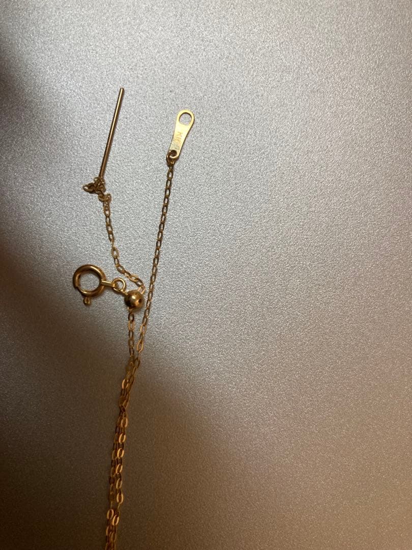 T*n様 ✨アメシスト　K18 キューブ　可愛いネックレス✨金曜日の夜まで限定出