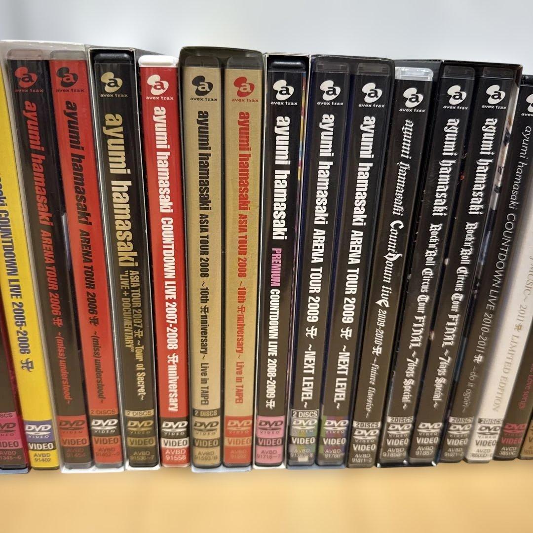 【まとめ売り】浜崎あゆみ DVD コレクション 全22セット