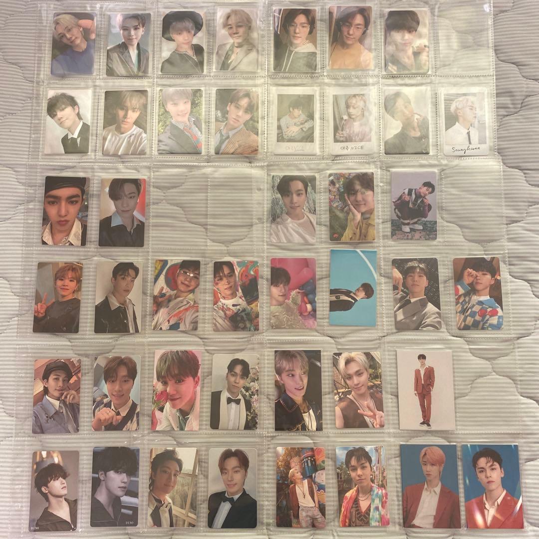 seventeenアルバム トレカまとめ売り