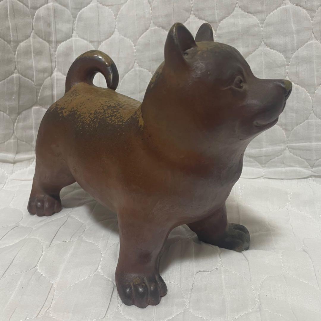 備前焼　犬　戌の置物