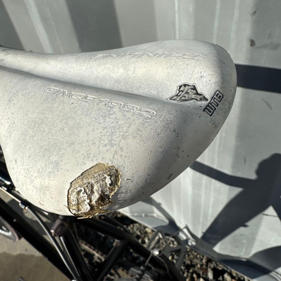 チューブ交換済 クロモリフレーム カーボンフォーク シクロクロスバイク 現状渡し