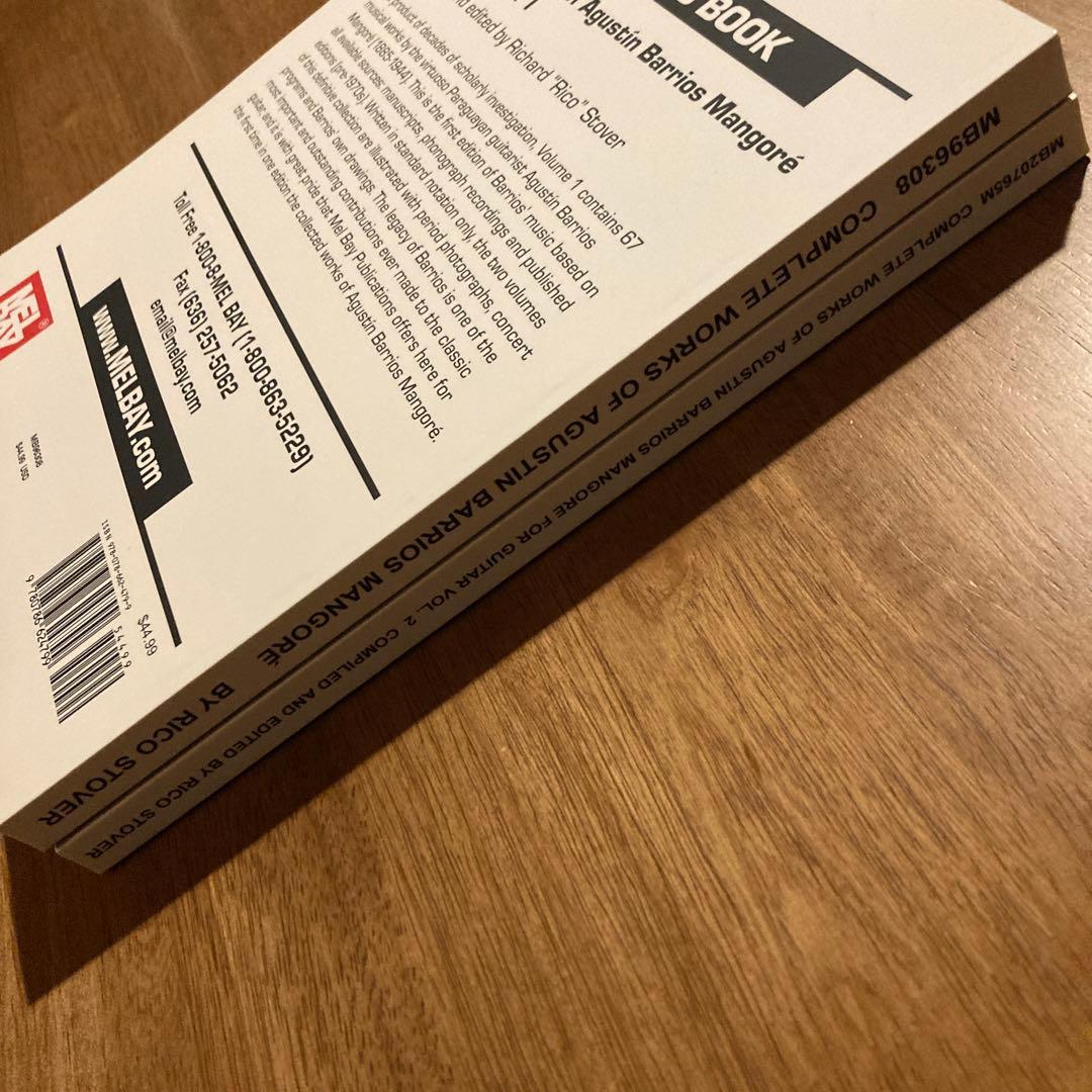 アグスティン・バリオス Agustin Barrios ギター曲全集　2冊セット