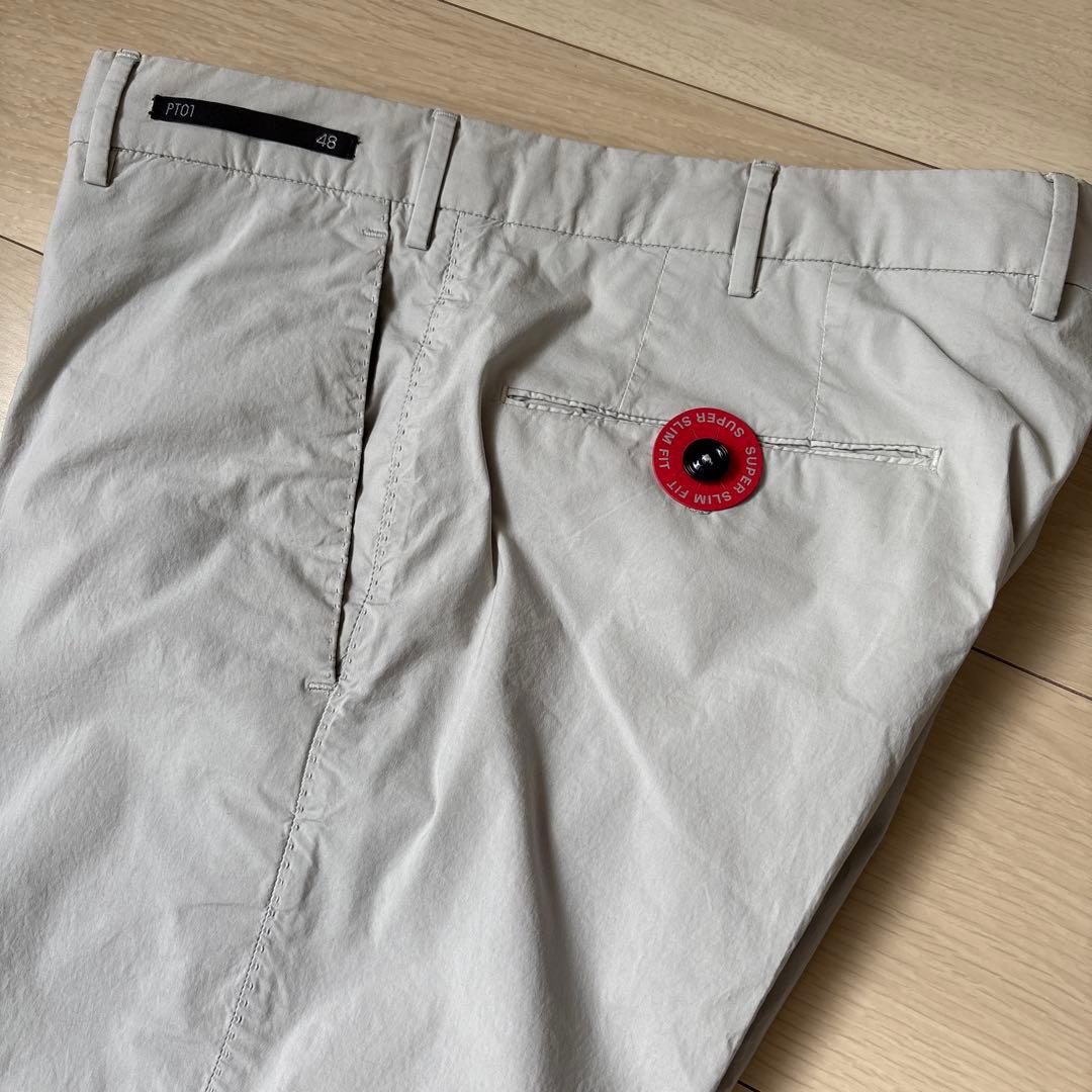 【新品未使用】PT01 ストレッチチノSUPER SLIM FIT 48