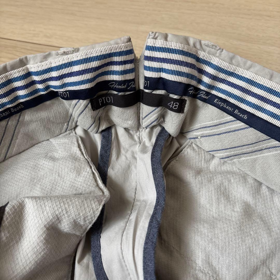 【新品未使用】PT01 ストレッチチノSUPER SLIM FIT 48