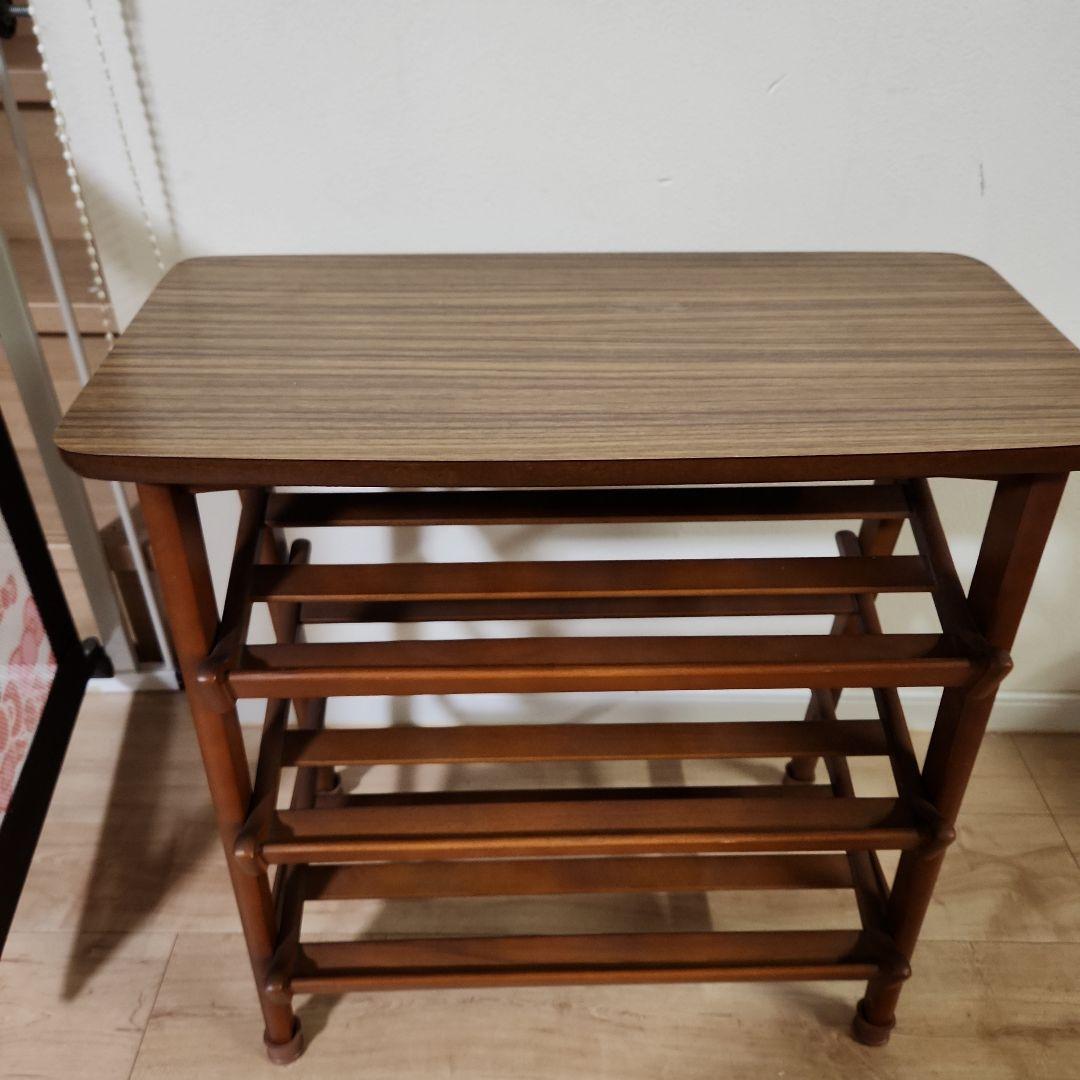 カリモク　スリッパラック　マガジンラック　サイドテーブル