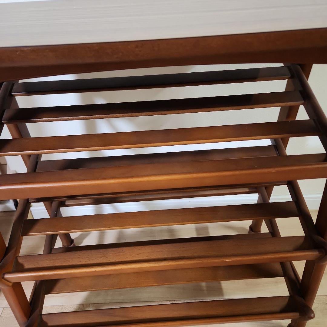 カリモク　スリッパラック　マガジンラック　サイドテーブル