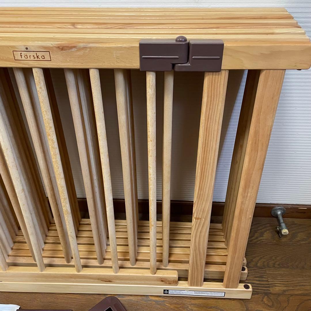 Farska ファルスカ 8枚 ベビーサークル ジョイントプレイペンネオ ドア付