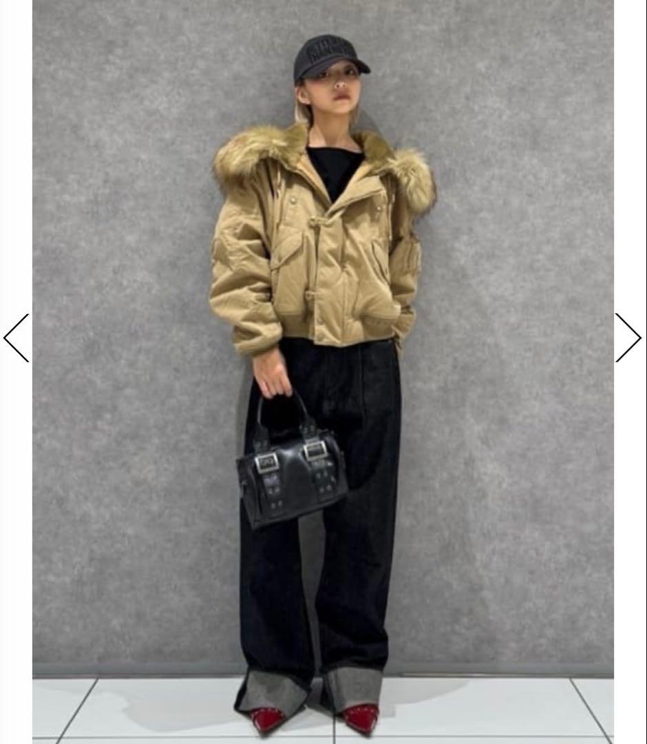 2025今季新作MOUSSY SHORT N2B ベージュ新品タグ付き完売品