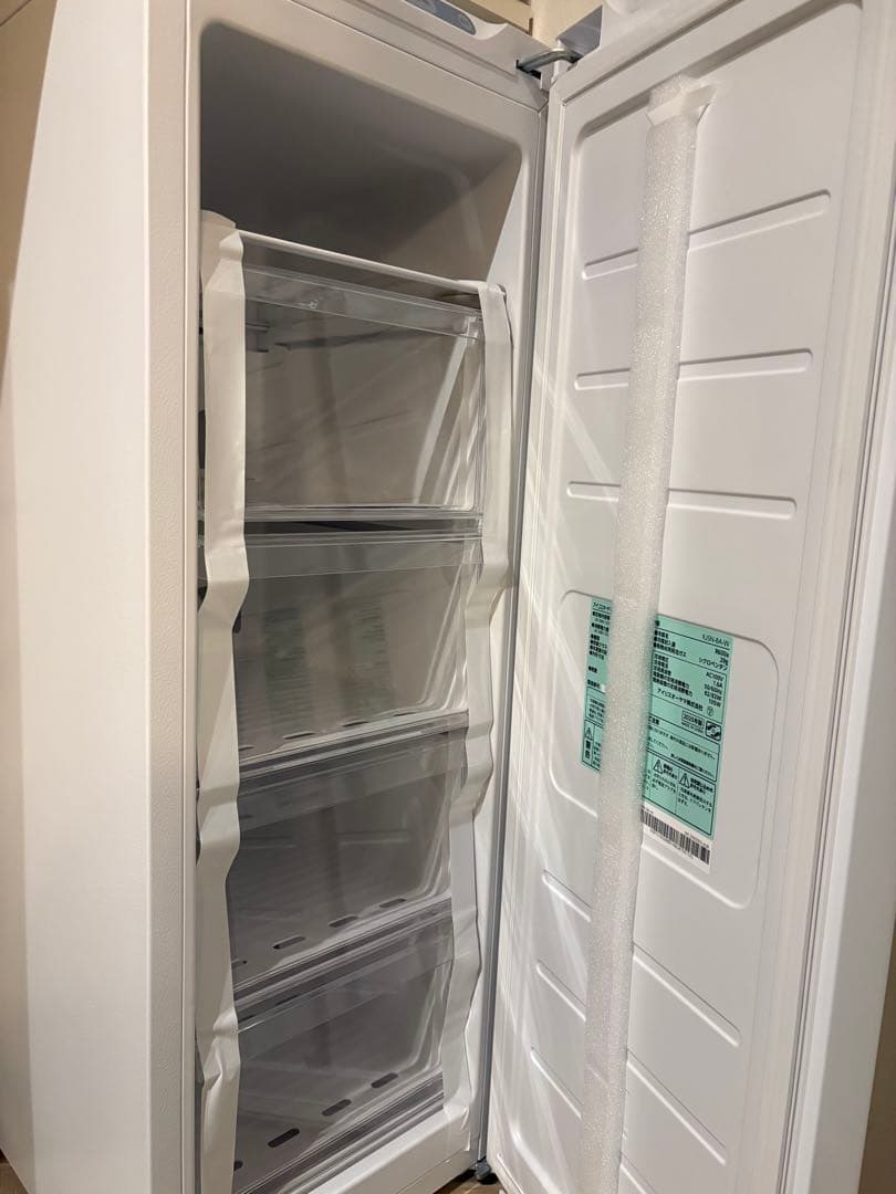 新品未使用　アイリスオーヤマ　スキマックス 80L 冷凍庫　セカンド冷凍庫