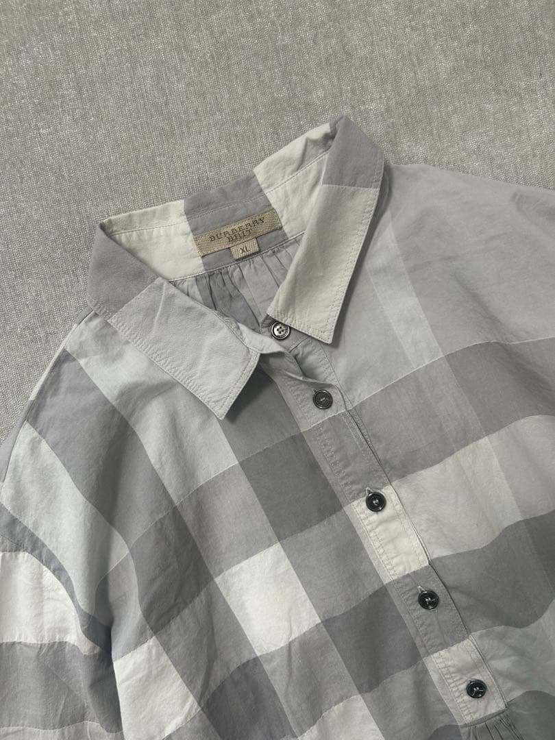 BURBERRY BRIT⭐︎バーバリーノバチェック プルオーバーシャツ XL