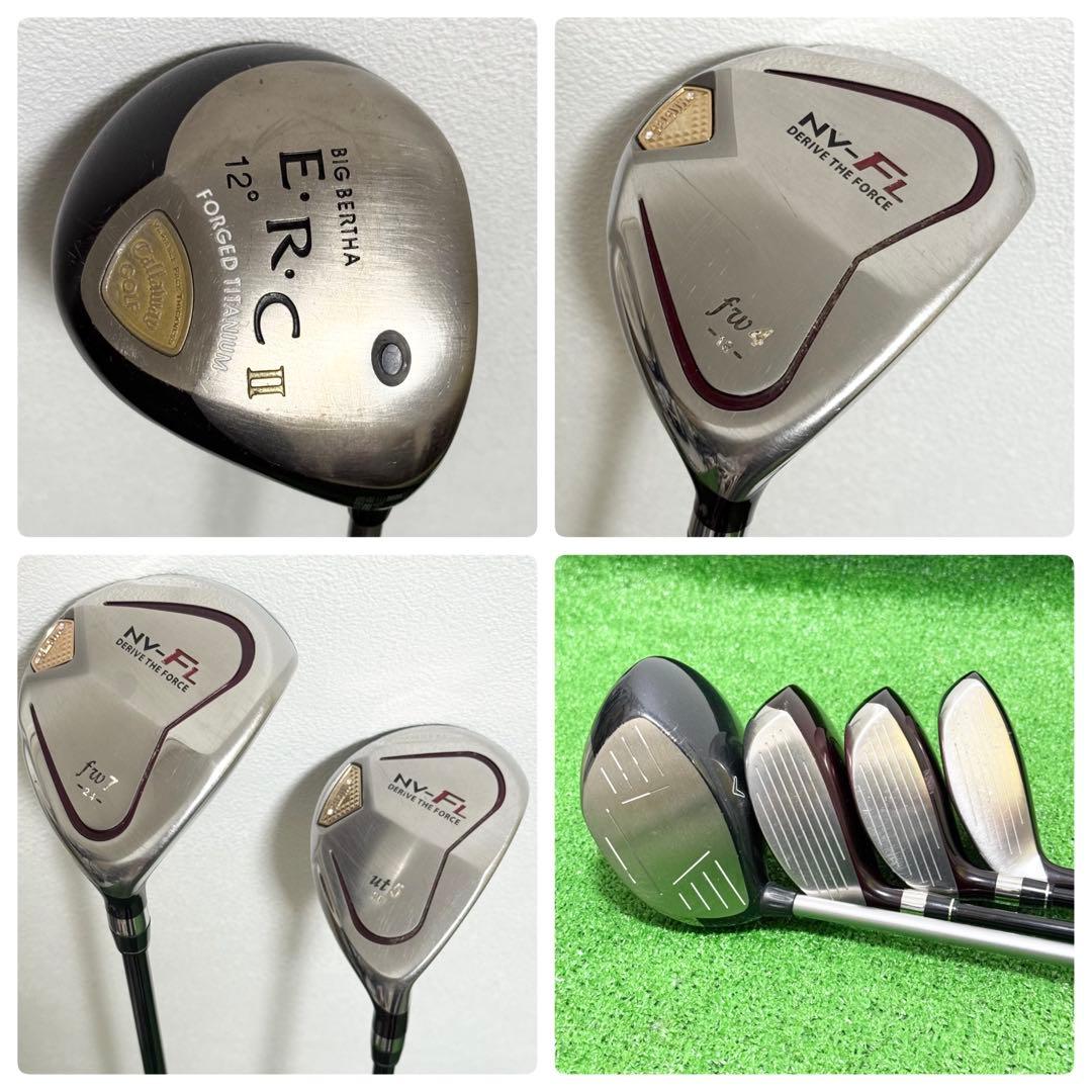 キャロウェイ マックテック 初心者 レディース ゴルフクラブセット ハーフ 一式