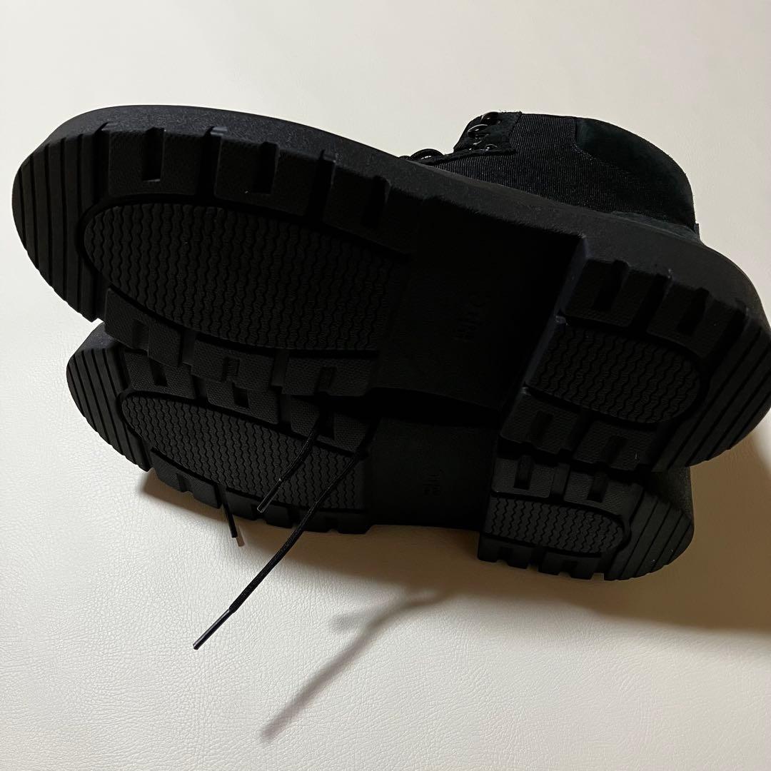 【新品タグ付き】UNIQLO C レースアップブーツ ブラック 28cm 完売品