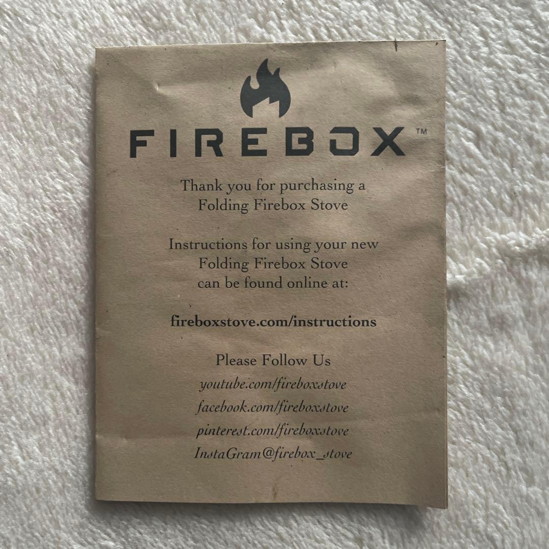 FIREBOX Folding Stove 焚き火台