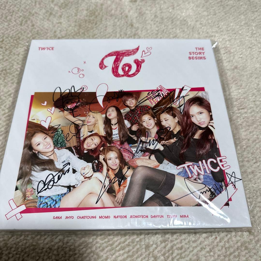 The Story Begins TWICE タワレコ 直筆サイン入り