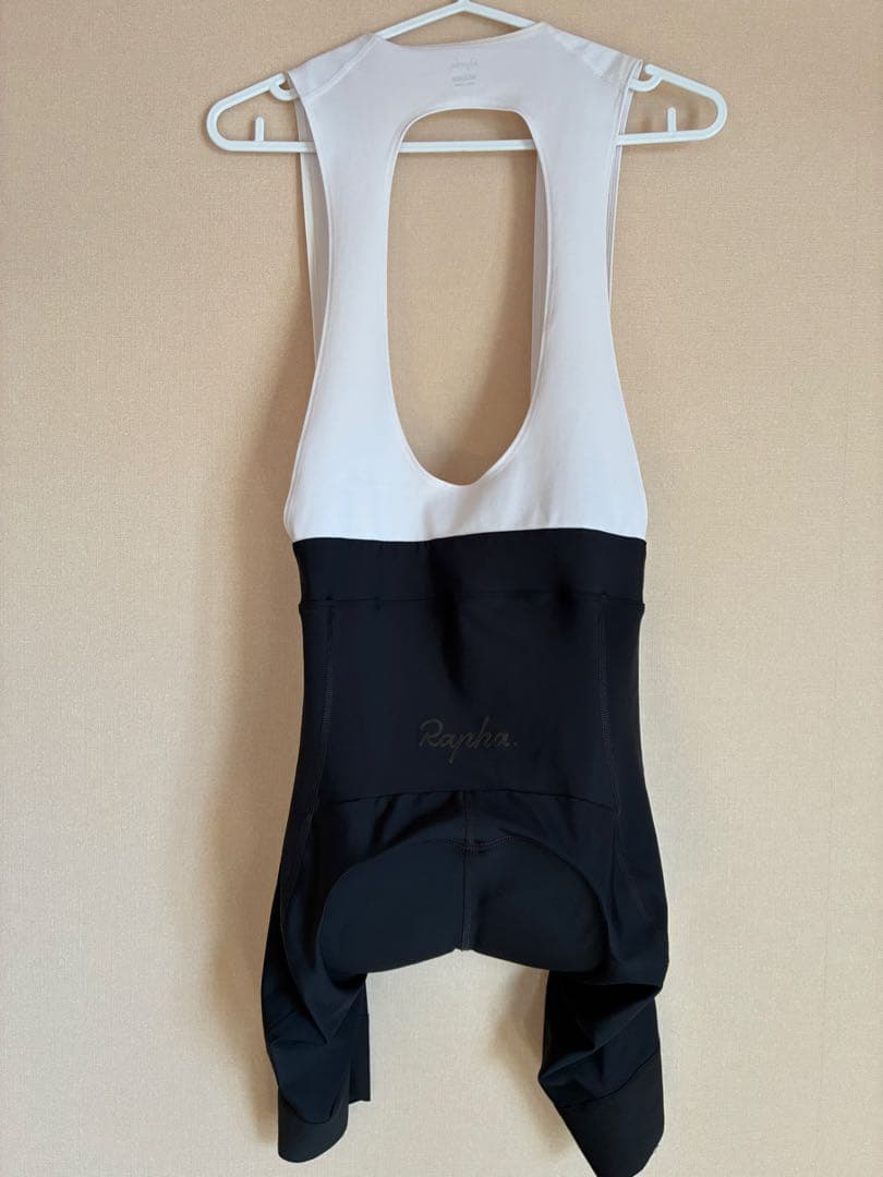 ラファ　Rapha ビブショーツ　ホワイト/ブラック　Mサイズ