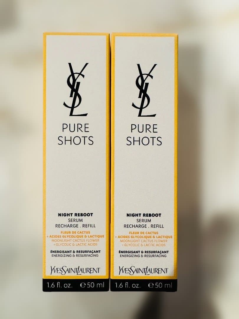 【新品未使用２本】 イヴサンローランピュアショットナイトセラム　レフィル50ml