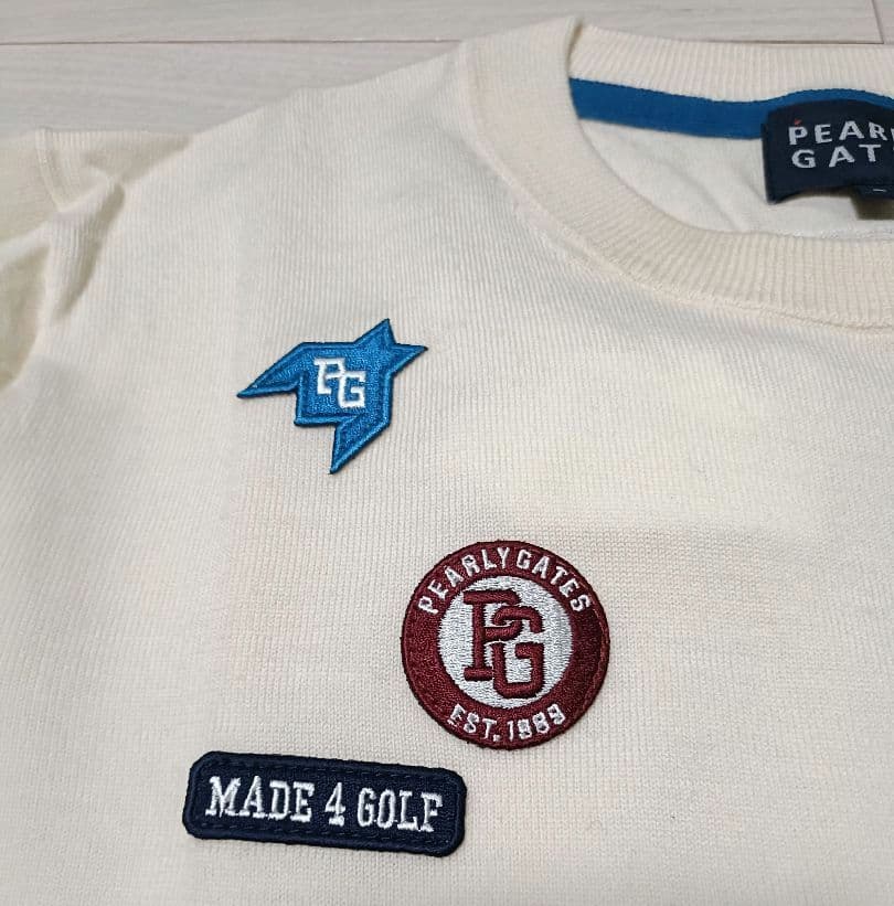 パーリーゲイツ☆メンズ長袖ニット☆サイズ５(Ｌ)