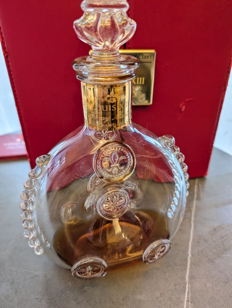 レミーマルタン　ルイ13世　バカラクリスタル　空き瓶　観音開き