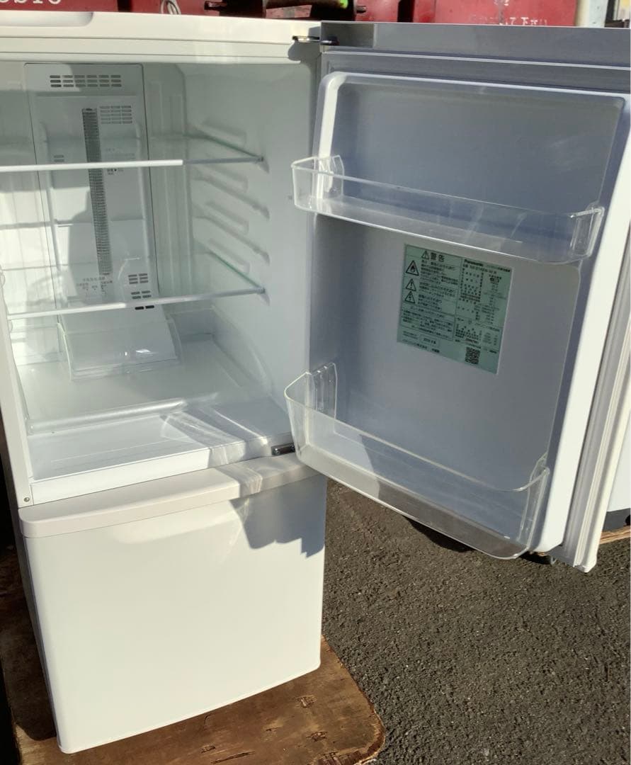 パナソニック 2ドア冷凍冷蔵庫 NR-B14BW-W 2018年製