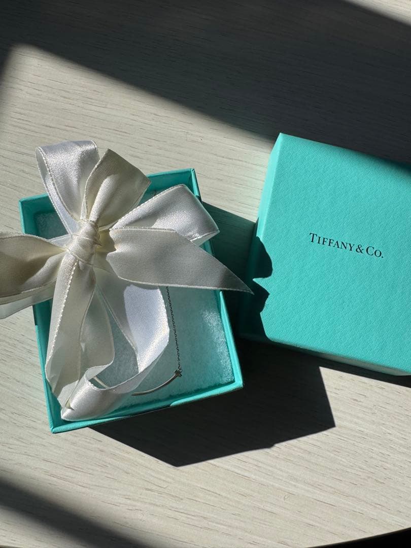 Tiffany Tスマイルネックレス シルバー