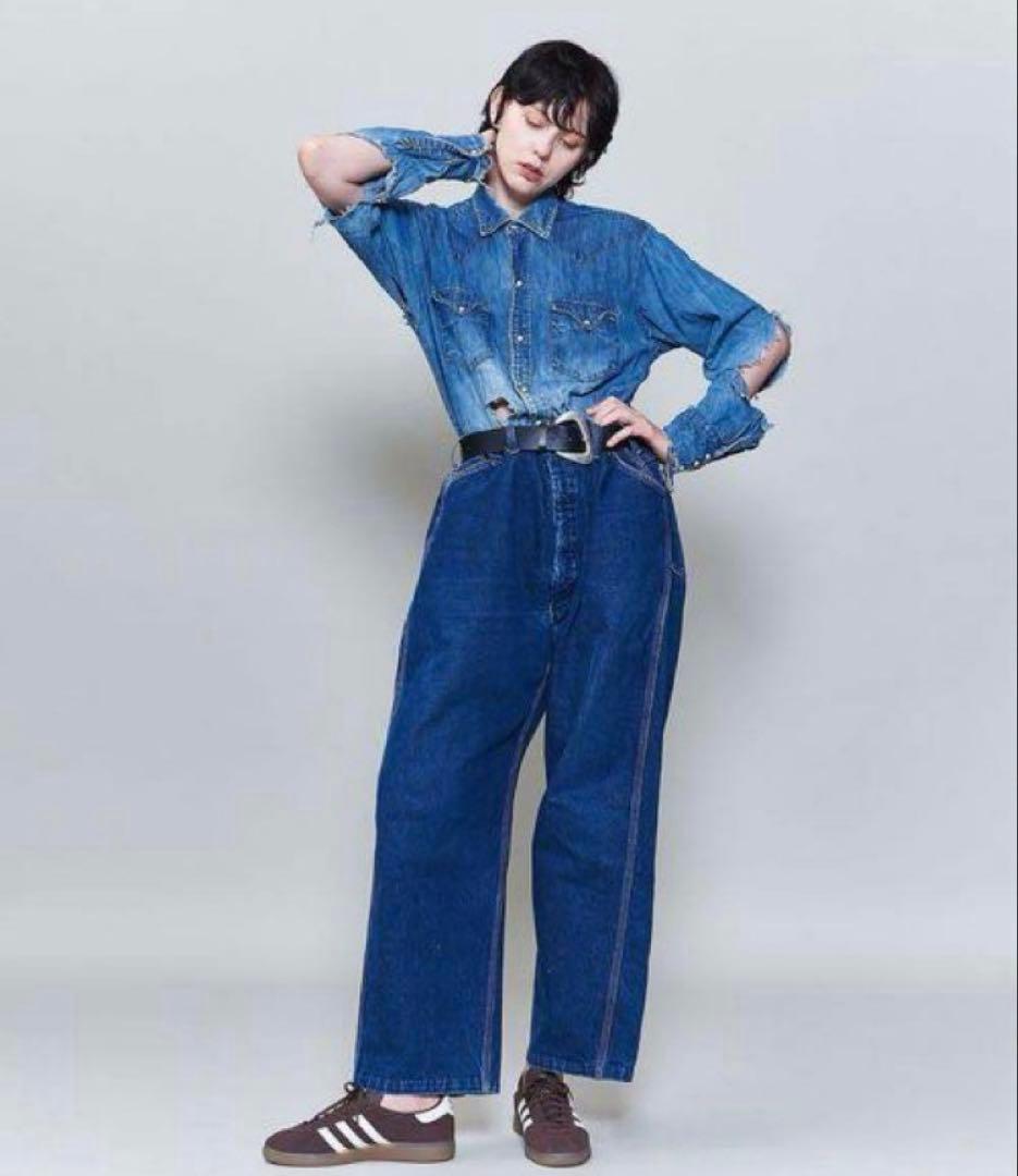 KURO × 6 ROKU DENIM SHIRT シャツ