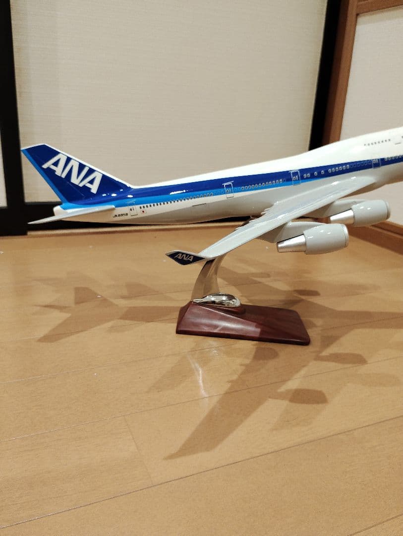 お値下げ 飛行機模型 ANA ボーイング747