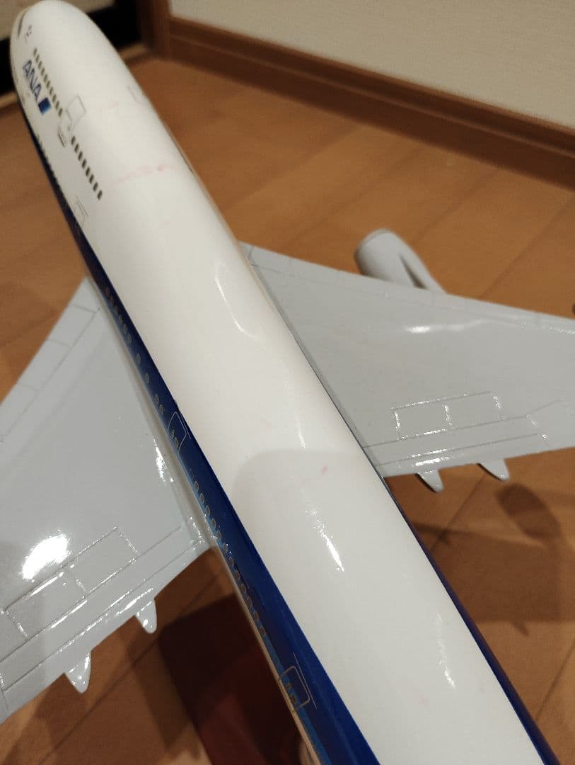 お値下げ 飛行機模型 ANA ボーイング747