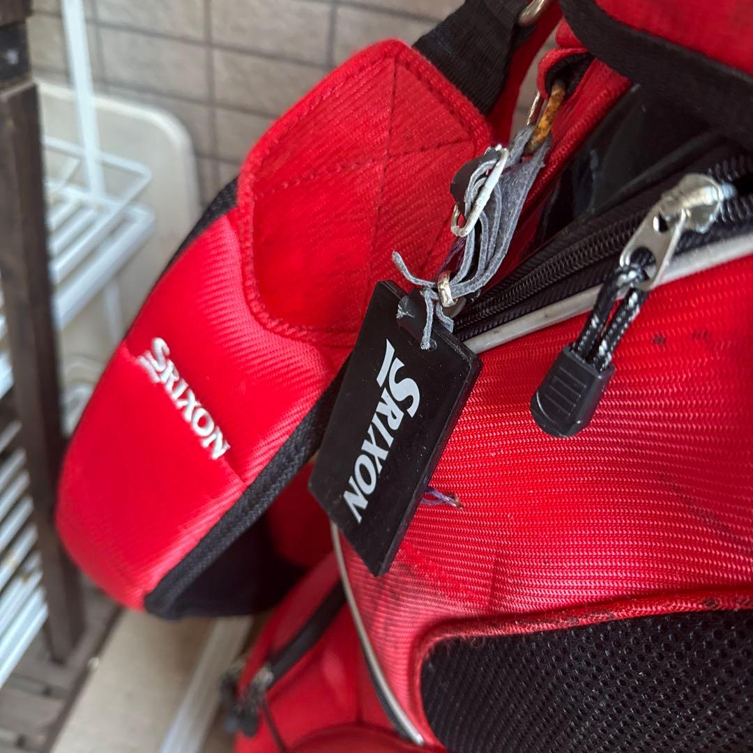 Srixon 赤色 キャディバッグ