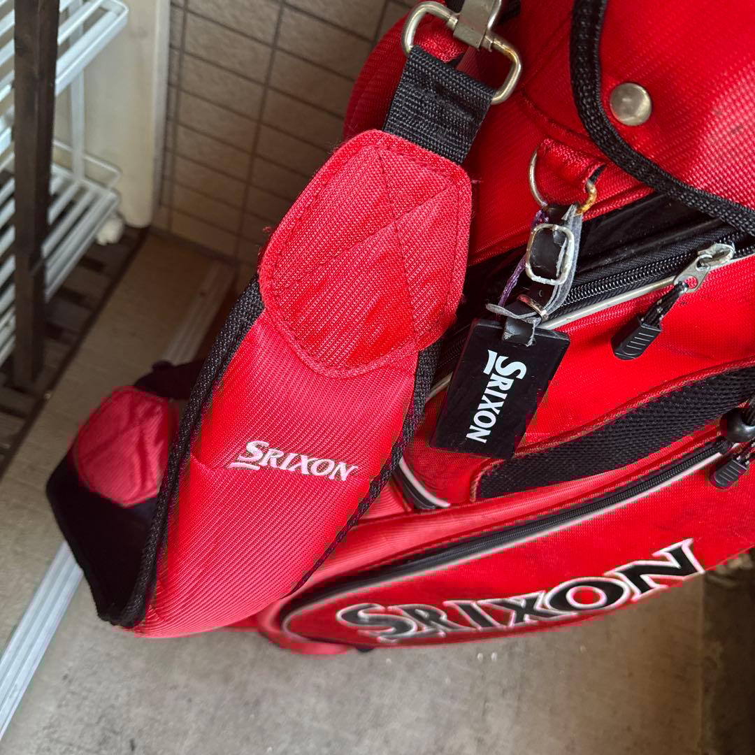 Srixon 赤色 キャディバッグ