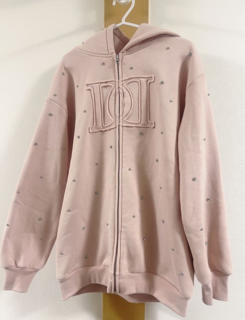 darich DDロゴビジュージップパーカー ピンク