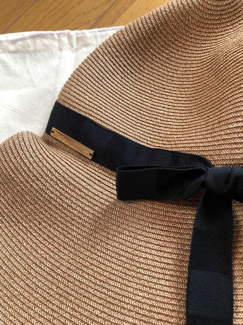 Athena New Yorkの編み込みキャペリンハット　SHIHO✨美品