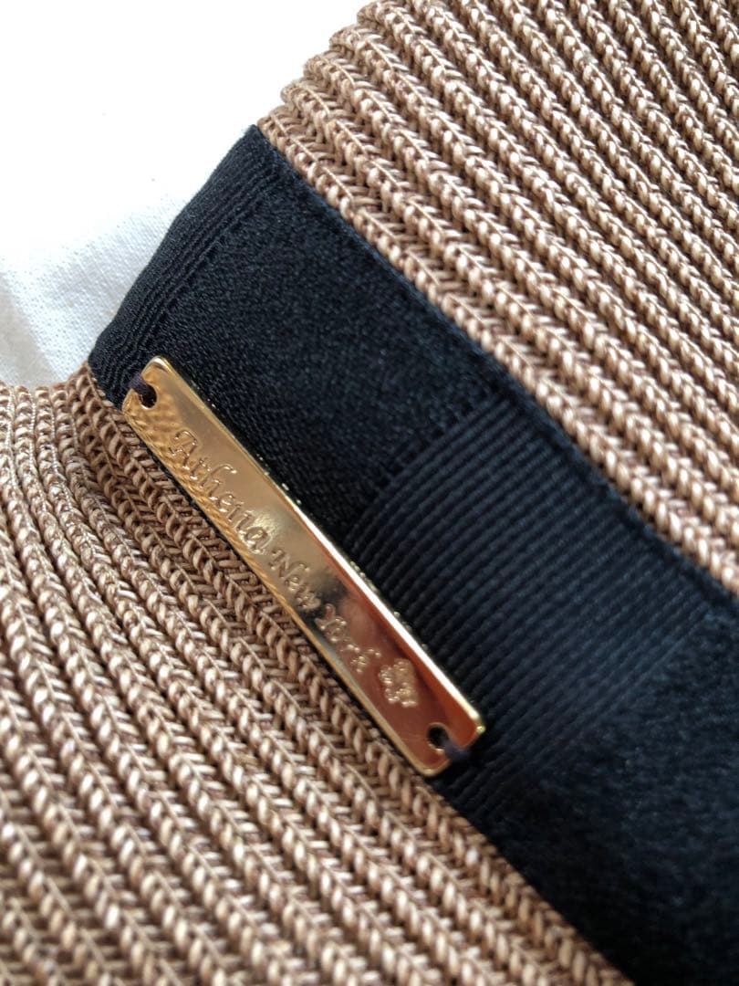 Athena New Yorkの編み込みキャペリンハット　SHIHO✨美品