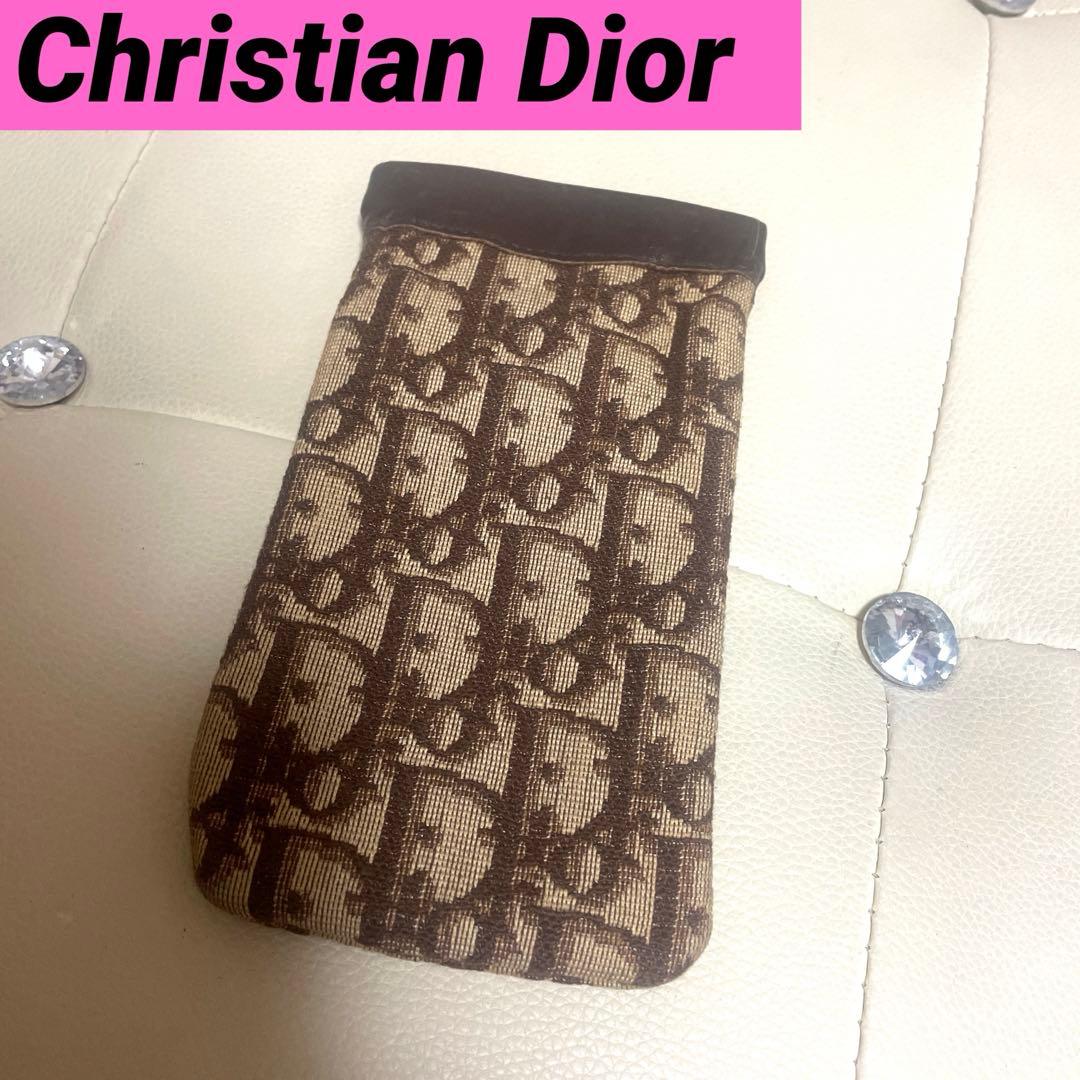 Christian Dior トロッター柄ビンテージサングラスケースメガネケース