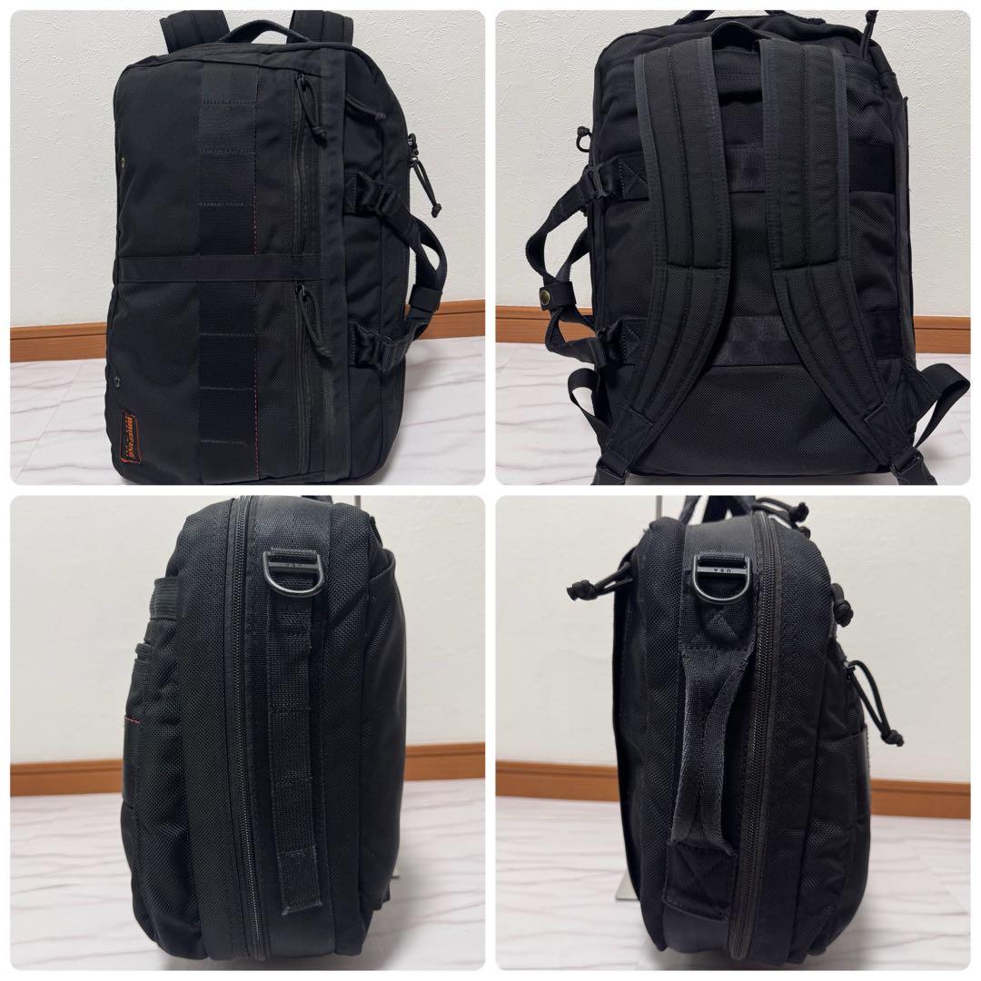 保存袋付✨ブリーフィング C3ライナー 3wayビジネスバッグ リュック PC黒
