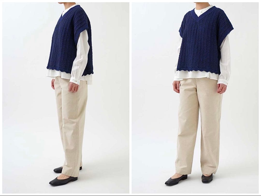 美品 2024SS パラスパレス ラフィバックチノストレートパンツ 2 日本製