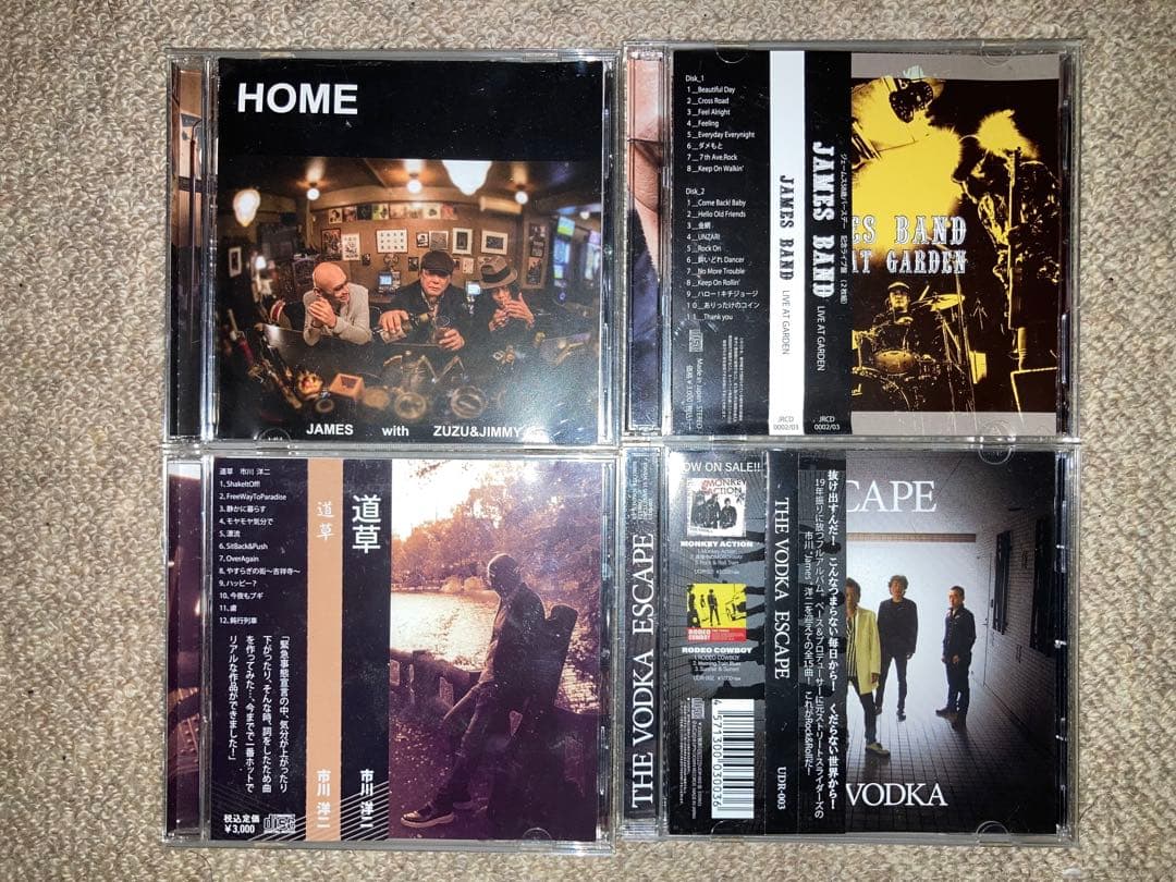 市川ジェームズ洋二　CD3枚&ジェームズ Tシャツ3枚
