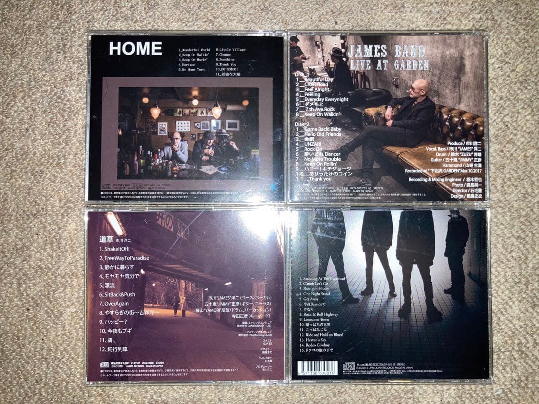 市川ジェームズ洋二　CD3枚&ジェームズ Tシャツ3枚