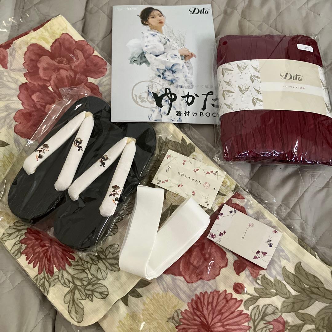 ディータ 浴衣 夏の牡丹重ね