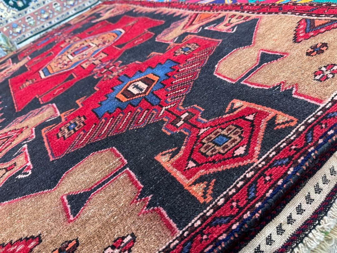 ペルシャ 【ヴィンテージラグ】インテリア装飾用 バルーチ / イラン /