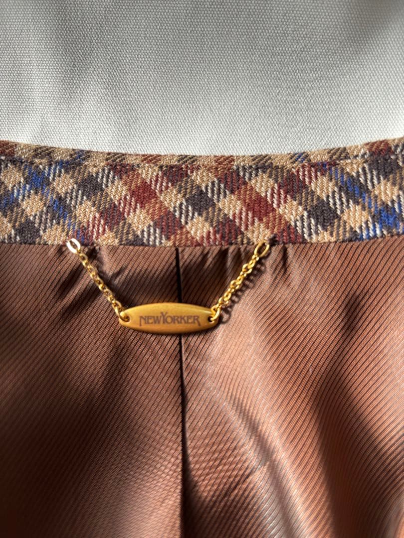 【kazu-miさま専用】ニューヨーカー メランジチェックセットアップ11号/9