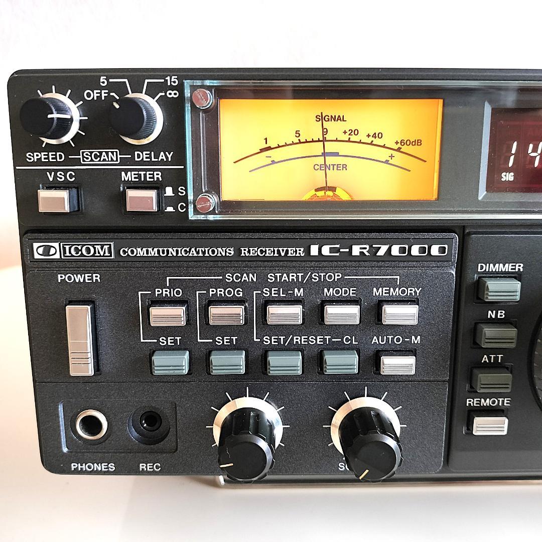 ★動作品★ICOM IC-R7000＋TV-R7000J 広帯域受信機