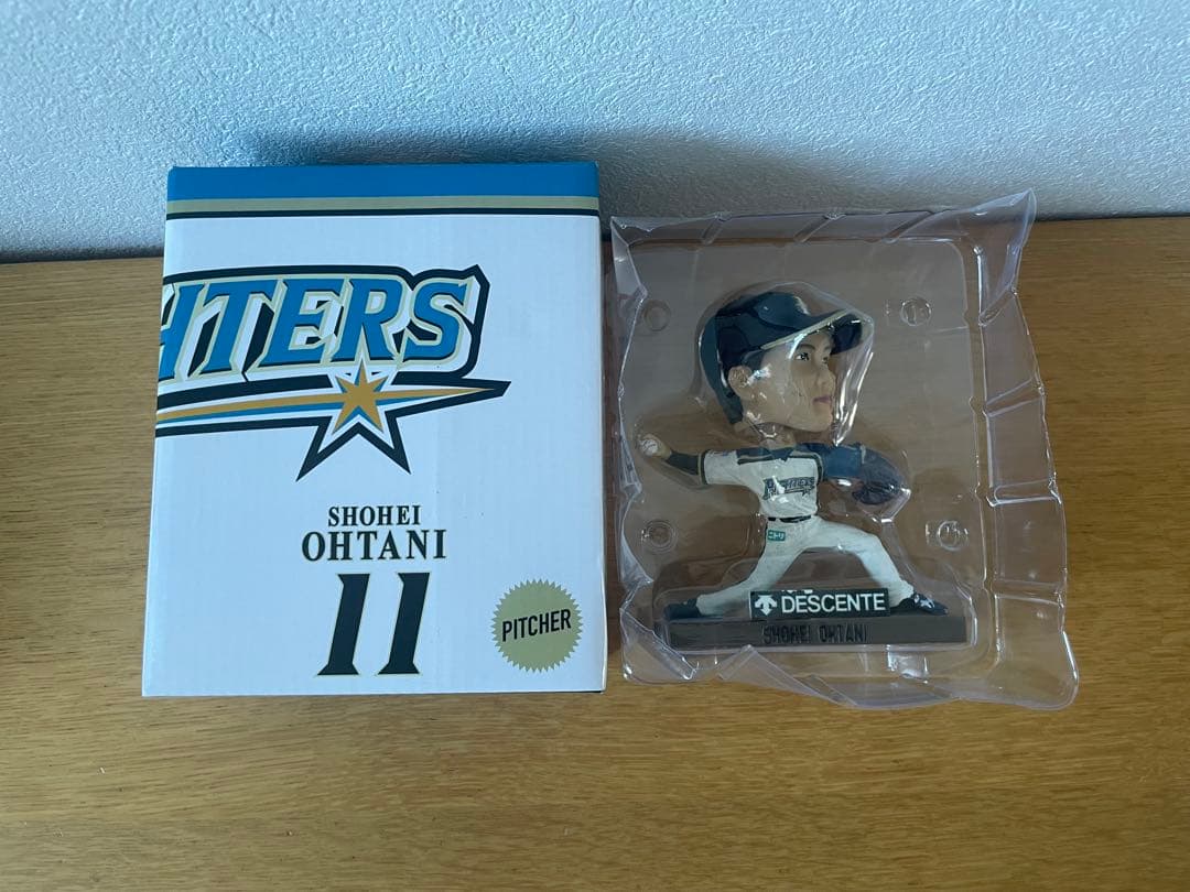 【新品未使用】希少　大谷翔平　日本ハムファイターズ　バブルヘッド　二刀流セット