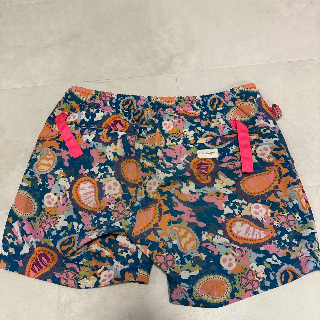 MARK & LONA カラフルペイズリーショートパンツ