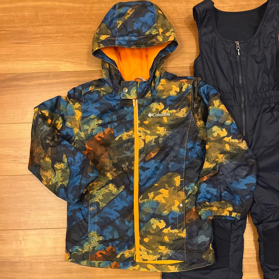 【バタフライ】Columbia スキーウェア キッズ XS