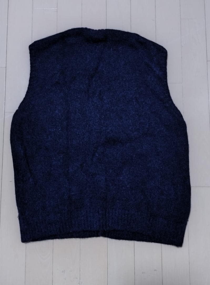 高級素材「アルカパ」+「ヤク」 美品 パパスプラス ベスト Papas+