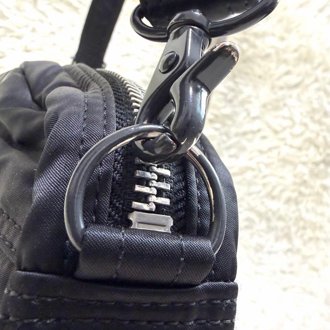 【美品】PORTER タンカー ハーフムーン 三日月 ショルダーバッグ ブラック