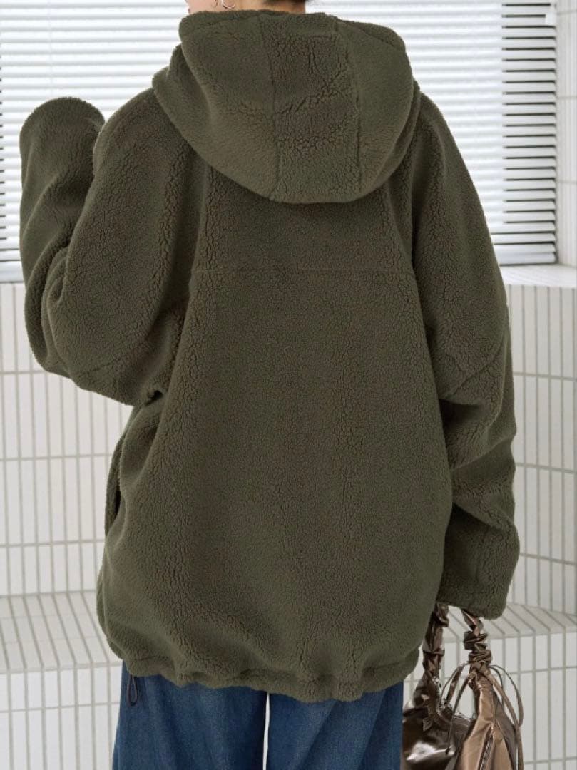 本日値下げ　FREAK'S STORE ボアリバーシブルフーディー 冬アウター