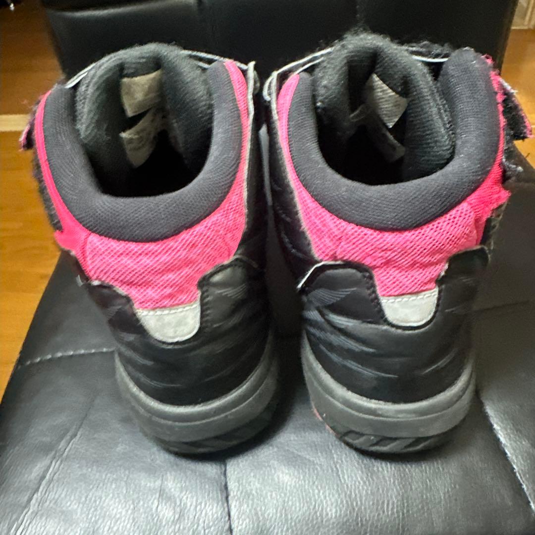 ASICS ハイカット安全靴 ブラック/ピンク