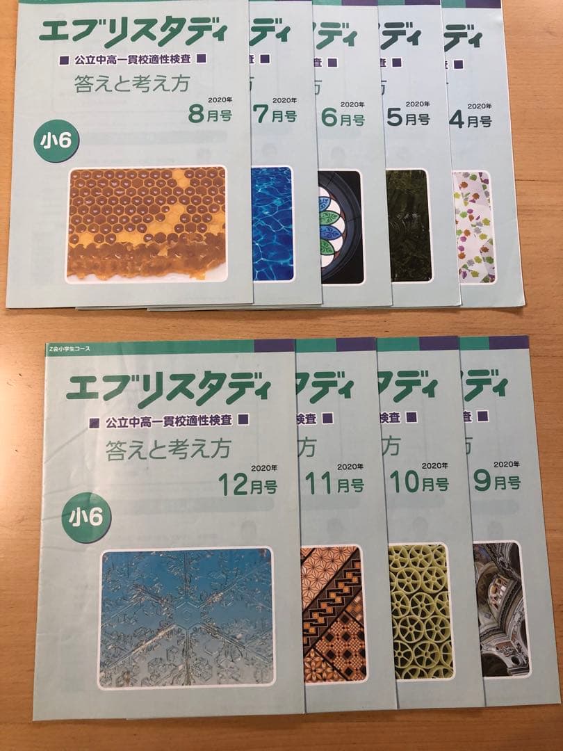 z会 エブリスタディ公立中高一貫校ハイレベル適性検査一式　小6